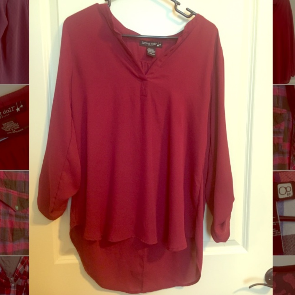 Burgundy Tunic